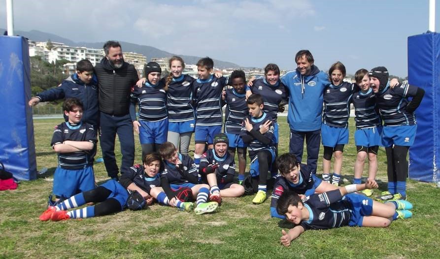 Imperia Rugby con tutto il settore propaganda al 3° Festival del Rugby di Sanremo