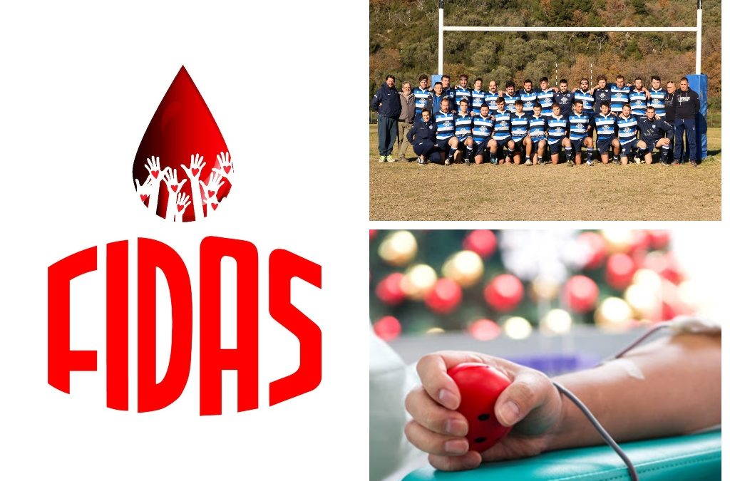 Il concetto di sostegno dei rugbisti dell’Union Riviera: donazione di sangue presso la FIDAS