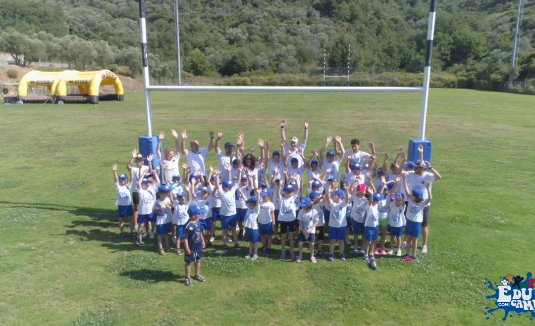 Prosegue con grande successo Educamp 2021 presso il sistema del Rugby imperiese nel complesso del “Pino Valle”