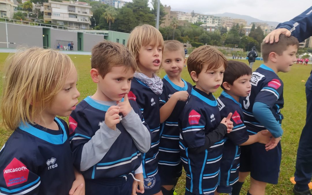 30 ottobre 2021: il settore propaganda Imperia rugby torna in campo fuori casa