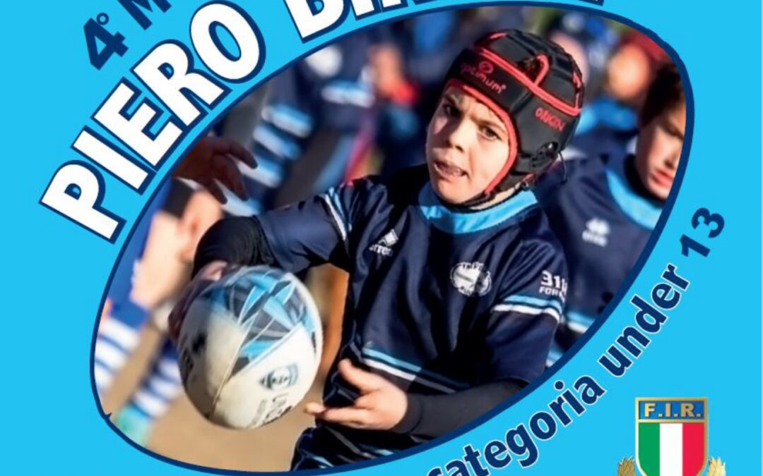 Torna il memorial Piero Binelli per gli under 13: rugby in campo